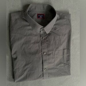 UNTUCKit men gray charcoal gingham check button up sz 3xl